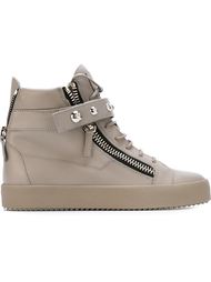 хайтопы с молниями по бокам Giuseppe Zanotti Design