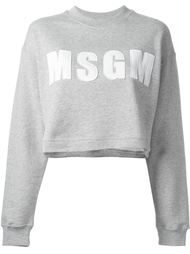 толстовка с логотипом MSGM