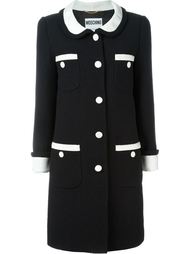 пальто с воротником Питер Пэн Moschino