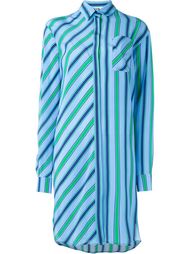 платье-рубашка в полоску  MSGM