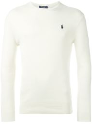 свитер с вышитым логотипом Polo Ralph Lauren
