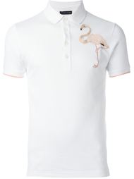 футболка-поло с вышивкой фламинго Etro