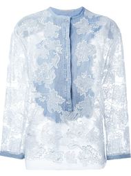 рубашка с джинсовым нагрудником Ermanno Scervino