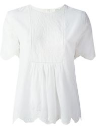 блузка с вышивкой  Vanessa Bruno Athé