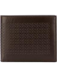 бумажник с тисненым узором Gancini Salvatore Ferragamo