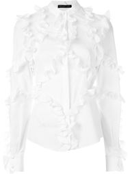 блузка с рюшами  Alexander McQueen