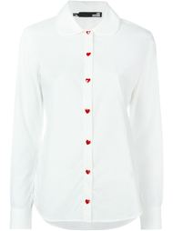 рубашка на пуговицах в форме сердца Love Moschino
