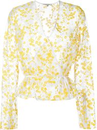 floral wrap jacket Carven