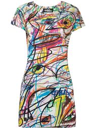 платье-шифт с принтом Jeremy Scott