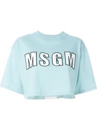 укороченная футболка  MSGM