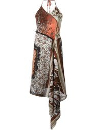асимметричное платье с цветочным принтом Jean Paul Gaultier Vintage