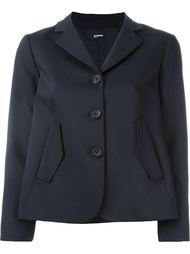 укороченный пиджак Jil Sander Navy
