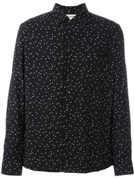 рубашка в горошек  Saint Laurent