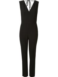 V-neck fitted waist jumpsuit Andrea Marques