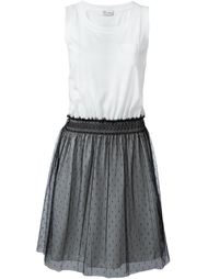 платье без рукавов  Red Valentino