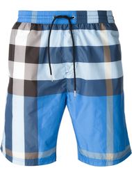 checked swim shorts Burberry Brit