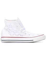 высокие кеды крючком Converse