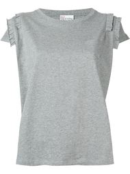 футболка с рюшами Red Valentino