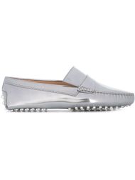 лоферы с асимметричной пристроченной лямкой Tod's