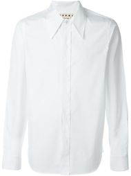 рубашка с косым воротником Marni