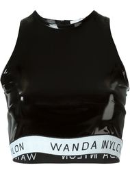 виниловый укороченный топ Wanda Nylon