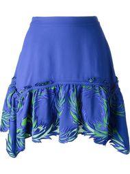 юбка с оборкой Roberto Cavalli