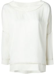 блузка с люверсами  Ermanno Scervino