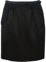 мини-юбка в рубчик Yves Saint Laurent Vintage