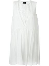 кружевное платье c V-образным вырезом   Ermanno Scervino