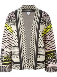open front printed crop cardigan Lala Berlin