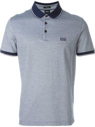 футболка-поло с контрастной окантовкой на рукавах и воротнике  Boss Hugo Boss