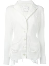 blazer style cardigan Sacai