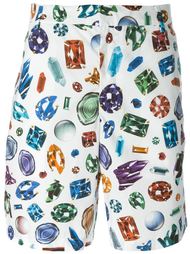 jewel print shorts Moschino