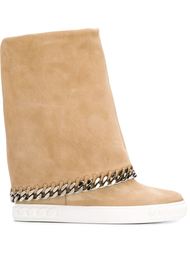 короткие сапоги в стиле кед Casadei