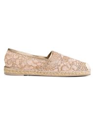 кружевные эспадрильи  Valentino Garavani