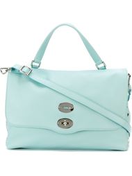 studded flap closure tote bag Zanellato
