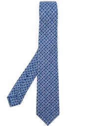 галстук с мелким геометрическим узором Kiton