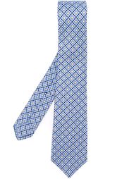 галстук с мелким геометрическим узором Kiton