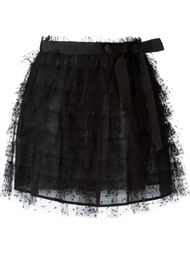 юбка мини в горох Red Valentino