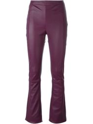 flared leather trousers Drome