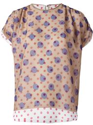 блузка в горошек Kolor