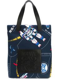 сумка-тоут 'Poly galaxy print' Loewe