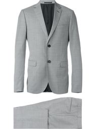 костюм-двойка в ломаную клетку Z Zegna