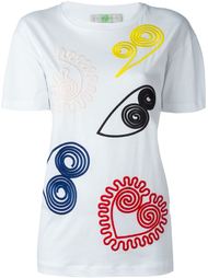 футболка с вышивкой Stella McCartney