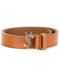 monogram buckle belt Saint Laurent