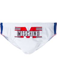 плавки с принтом Moschino Swim