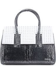 snakeskin detail tote Thomas Wylde