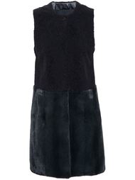 shearling gilet Yves Salomon