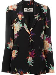 flower print blazer Etro