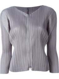 pleated zip jacket Pleats Please By Issey Miyake
